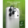 image:imageZAGG iPhone Camera Lens Protector for iPhone 171615 Pro and Pro Max Models  Orange Camera Ring Maximum Impact amp Scratch Protection AntiReflective Technology SmudgeResistant Glass EliteBlue