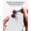 image:imageZAGG iPhone Camera Lens Protector for iPhone 171615 Pro and Pro Max Models  Orange Camera Ring Maximum Impact amp Scratch Protection AntiReflective Technology SmudgeResistant Glass EliteRed
