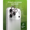 image:imageZAGG iPhone Camera Lens Protector for iPhone 171615 Pro and Pro Max Models  Orange Camera Ring Maximum Impact amp Scratch Protection AntiReflective Technology SmudgeResistant Glass ElitePink Glitter