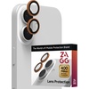 image:imageZAGG iPhone Camera Lens Protector for iPhone 171615 Pro and Pro Max Models  Orange Camera Ring Maximum Impact amp Scratch Protection AntiReflective Technology SmudgeResistant Glass EliteOrange