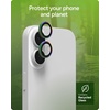 image:imageZAGG iPhone Camera Lens Protector for iPhone 171615 Pro and Pro Max Models  Orange Camera Ring Maximum Impact amp Scratch Protection AntiReflective Technology SmudgeResistant Glass EliteIridescent