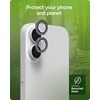 image:imageZAGG iPhone Camera Lens Protector for iPhone 171615 Pro and Pro Max Models  Orange Camera Ring Maximum Impact amp Scratch Protection AntiReflective Technology SmudgeResistant Glass ElitePurple Glitter