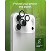 image:imageZAGG iPhone Camera Lens Protector for iPhone 171615 Pro and Pro Max Models  Orange Camera Ring Maximum Impact amp Scratch Protection AntiReflective Technology SmudgeResistant Glass EliteIridescent