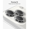 image:imageZAGG iPhone Camera Lens Protector for iPhone 171615 Pro and Pro Max Models  Orange Camera Ring Maximum Impact amp Scratch Protection AntiReflective Technology SmudgeResistant Glass EliteSilver Glitter