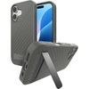 image:imageZAGG Denali Snap Case with Kickstand for iPhone 17e 16e 1514 1316ft Drop Protection Magnetic GrapheneInfused Wireless Charging Compatible Rugged DualLayer Design BlackThyme Green