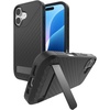image:imageZAGG Denali Snap Case with Kickstand for iPhone 17e 16e 1514 1316ft Drop Protection Magnetic GrapheneInfused Wireless Charging Compatible Rugged DualLayer Design BlackBlack