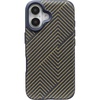 image:imageZAGG London Snap Case for iPhone 16 Plus  Embroidered Doodle Fabric Design MagSafe Compatible 13ft Drop Protection with Graphene Slim amp Lightweight Wireless Charging Compatible BlueNavy Blue