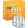 image:imageZAGG Replacement Tips for Apple Pencil 1st Gen 2nd Gen amp USBC  Pack of 4 Smooth Writing Perfect Friction BlackWhite