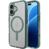 image:imageZAGG Santa Cruz Snap Case for iPhone 16  MagSafe Compatible 13ft MilitaryGrade Drop Protection Graphene Reinforced Lightweight 70 Recycled Content Clear with Color Accents Green