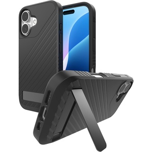 image:imageZAGG Denali Snap Case with Kickstand for iPhone 17e 16e 1514 1316ft Drop Protection Magnetic GrapheneInfused Wireless Charging Compatible Rugged DualLayer Design BlackBlack