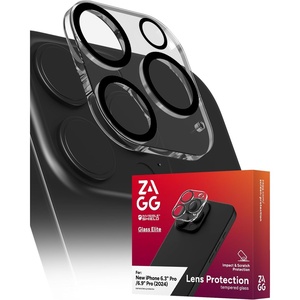 image:imageZAGG Glass Elite AntiGlare Camera Lens Protector for iPhone 16 Plus  16  AntiReflective Glass 5X Stronger SmudgeFree EcoFriendly Easy InstallationiPhone 16 Pro Max 16 Pro