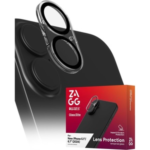 image:imageZAGG Glass Elite AntiGlare Camera Lens Protector for iPhone 16 Plus  16  AntiReflective Glass 5X Stronger SmudgeFree EcoFriendly Easy InstallationiPhone 16 16 Plus