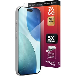 image:imageZAGG Glass Elite Privacy iPhone 15 Plus Screen Protector  5X Stronger with Reinforced Edges 2Way Privacy Filter Scratch amp SmudgeResistant Surface InvisibleShield Easy to InstalliPhone 17