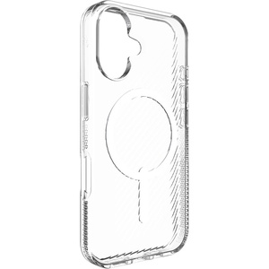 image:imageZAGG Luxe Snap Case for iPhone 16 Plus  MagSafe Wireless Charging 10ft Drop Protection EcoFriendly Graphene Reinforced Ripple Design River BlueTransparent