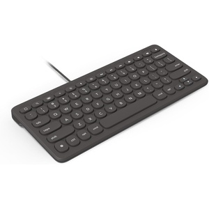 image:imageZAGG Pro Keyboard 15  MidSize Wireless Charging Desktop Keyboard  MultiDevice Pairing  Compatible with Windows macOS iOS Android ChromeOS  Ergonomic Design for Efficient Comfortable TypingLightning