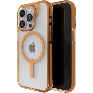 image:imageZAGG Santa Cruz Snap iPhone 151413 Case  MagSafe Phone Case Drop Protection 13ft4m Durable Graphene AntiYellowing and ScratchResistant Phone Case OrangeOrange