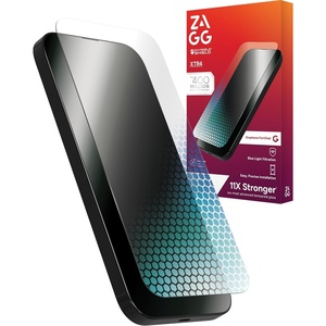 image:imageZAGG XTR3 iPhone 15 Plus Screen Protector  Glass 10X Stronger BlueLight Filtration EdgetoEdge Protection Scratch amp SmudgeResistant Surface InvisibleShield Easy to InstalliPhone 16 Pro