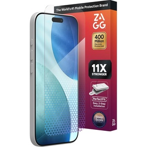 image:imageZAGG XTR3 iPhone 15 Plus Screen Protector  Glass 10X Stronger BlueLight Filtration EdgetoEdge Protection Scratch amp SmudgeResistant Surface InvisibleShield Easy to InstalliPhone 17