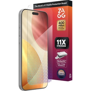 image:imageZAGG XTR3 iPhone 15 Plus Screen Protector  Glass 10X Stronger BlueLight Filtration EdgetoEdge Protection Scratch amp SmudgeResistant Surface InvisibleShield Easy to InstalliPhone 17 Pro Max