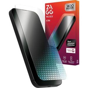 image:imageZAGG XTR3 iPhone 15 Plus Screen Protector  Glass 10X Stronger BlueLight Filtration EdgetoEdge Protection Scratch amp SmudgeResistant Surface InvisibleShield Easy to InstalliPhone 16e 14 13 13 Pro