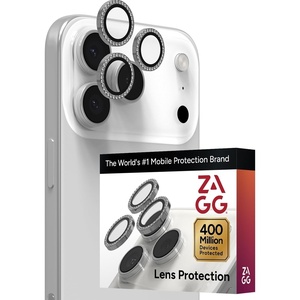 image:imageZAGG iPhone Camera Lens Protector for iPhone 171615 Pro and Pro Max Models  Orange Camera Ring Maximum Impact amp Scratch Protection AntiReflective Technology SmudgeResistant Glass EliteDiamond