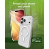 image:imageZAGG Crystal Palace Case with Kickstand for iPhone 17 Pro Max  Clear Drop Protection 13ft4m MagSafe Charging Compatible ClearGuard AntiYellowing Technology Scratch Resistant Phone CaseWithout Kickstand