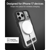 image:imageZAGG Rainier Case with Kickstand for iPhone 17 Pro Max  Gray Sandstone Graphene 22ft 7m Drop Protection Lanyard Attach Points MagSafe Wireless Charging Compatible 2Piece Design Phone CaseBlack