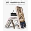 image:imageZAGG Rainier Case with Kickstand for iPhone 17 Pro Max  Gray Sandstone Graphene 22ft 7m Drop Protection Lanyard Attach Points MagSafe Wireless Charging Compatible 2Piece Design Phone CaseGray Sandstone
