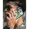 image:imageZAGG Rainier Case with Kickstand for iPhone 17 Pro Max  Green Sea Kelp Graphene 22ft 7m Drop Protection Lanyard Attach Points MagSafe Wireless Charging Compatible 2Piece Design Phone CaseBlue Cobalt Horizon