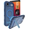 image:imageZAGG Rainier Case with Kickstand for iPhone 17 Pro Max  Green Sea Kelp Graphene 22ft 7m Drop Protection Lanyard Attach Points MagSafe Wireless Charging Compatible 2Piece Design Phone CaseBlue Cobalt Horizon