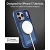 image:imageZAGG Rainier Case with Kickstand for iPhone 17 Pro Max  Green Sea Kelp Graphene 22ft 7m Drop Protection Lanyard Attach Points MagSafe Wireless Charging Compatible 2Piece Design Phone CaseBlue Cobalt Horizon