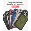 image:imageZAGG Rainier Case with Kickstand for iPhone 17 Pro Max  Green Sea Kelp Graphene 22ft 7m Drop Protection Lanyard Attach Points MagSafe Wireless Charging Compatible 2Piece Design Phone CaseGreen Sea Kelp