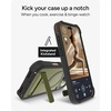 image:imageZAGG Rainier Case with Kickstand for iPhone 17 Pro Max  Green Sea Kelp Graphene 22ft 7m Drop Protection Lanyard Attach Points MagSafe Wireless Charging Compatible 2Piece Design Phone CaseGreen Sea Kelp