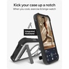 image:imageZAGG Rainier Case with Kickstand for iPhone 17 Pro Max  Green Sea Kelp Graphene 22ft 7m Drop Protection Lanyard Attach Points MagSafe Wireless Charging Compatible 2Piece Design Phone CaseBlack