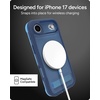 image:imageZAGG Rainier Case with Kickstand for iPhone 17 Pro Max  Green Sea Kelp Graphene 22ft 7m Drop Protection Lanyard Attach Points MagSafe Wireless Charging Compatible 2Piece Design Phone CaseBlue Cobalt Horizon