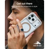 image:imageZAGG Rainier Case with Kickstand for iPhone 17 Pro Max  Green Sea Kelp Graphene 22ft 7m Drop Protection Lanyard Attach Points MagSafe Wireless Charging Compatible 2Piece Design Phone CaseGray Sandstone