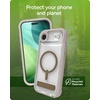 image:imageZAGG Rainier Case with Kickstand for iPhone 17 Pro Max  Green Sea Kelp Graphene 22ft 7m Drop Protection Lanyard Attach Points MagSafe Wireless Charging Compatible 2Piece Design Phone CaseGray Sandstone