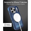 image:imageZAGG Rainier Case with Kickstand for iPhone 17 Pro Max  Green Sea Kelp Graphene 22ft 7m Drop Protection Lanyard Attach Points MagSafe Wireless Charging Compatible 2Piece Design Phone CaseBlue Cobalt Horizon
