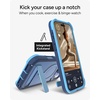 image:imageZAGG Rainier Case with Kickstand for iPhone 17 Pro Max  Green Sea Kelp Graphene 22ft 7m Drop Protection Lanyard Attach Points MagSafe Wireless Charging Compatible 2Piece Design Phone CaseBlue Cobalt Horizon