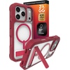 image:imageZAGG Rainier Case with Kickstand for iPhone 17 Pro Max  Green Sea Kelp Graphene 22ft 7m Drop Protection Lanyard Attach Points MagSafe Wireless Charging Compatible 2Piece Design Phone CaseRed Black Cherry