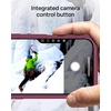 image:imageZAGG Rainier Case with Kickstand for iPhone 17 Pro Max  Green Sea Kelp Graphene 22ft 7m Drop Protection Lanyard Attach Points MagSafe Wireless Charging Compatible 2Piece Design Phone CaseRed Black Cherry
