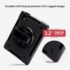 image:imageZAGG Rugged Tablet Case for iPad Air 13 M5 M4 M3 M2  Protective 360 Rotating Hand Strap Integrated Kickstand DropProof Ideal for Business Warehouse and Field Use BlackiPad Air 11 M2