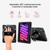 image:imageZAGG Rugged Tablet Case for iPad Air 13 M5 M4 M3 M2  Protective 360 Rotating Hand Strap Integrated Kickstand DropProof Ideal for Business Warehouse and Field Use BlackiPad Air 11 M2