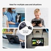 image:imageZAGG Rugged Tablet Case for iPad Air 13 M5 M4 M3 M2  Protective 360 Rotating Hand Strap Integrated Kickstand DropProof Ideal for Business Warehouse and Field Use BlackiPad Pro 11 M4