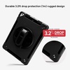image:imageZAGG Rugged Tablet Case for iPad Air 13 M5 M4 M3 M2  Protective 360 Rotating Hand Strap Integrated Kickstand DropProof Ideal for Business Warehouse and Field Use BlackiPad 102 7th  9th Gen