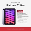 image:imageZAGG Rugged Tablet Case for iPad Air 13 M5 M4 M3 M2  Protective 360 Rotating Hand Strap Integrated Kickstand DropProof Ideal for Business Warehouse and Field Use BlackiPad Mini 6th Gen