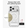 image:imageZAGG Santa Cruz Snap Case with Kickstand for iPhone 17 Pro Max  Jet Black Drop Protection 13ft4m MagSafe Charging Compatible ClearGuard AntiYellowing Technology Scratch Resistant Phone CaseWhite