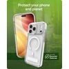 image:imageZAGG Santa Cruz Snap Case with Kickstand for iPhone 17 Pro Max  Titanium Drop Protection 13ft4m MagSafe Charging Compatible ClearGuard AntiYellowing Technology Scratch Resistant Phone CaseWhite