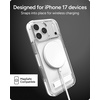 image:imageZAGG Santa Cruz Snap Case with Kickstand for iPhone 17 Pro Max  Titanium Drop Protection 13ft4m MagSafe Charging Compatible ClearGuard AntiYellowing Technology Scratch Resistant Phone CaseWhite