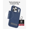 image:imageZAGG Sedona Snap Case with Kickstand for iPhone 17 Pro  Pitch Black Drop Protection 13ft4m MultiLayer Protection with Camera Button MagSafe Phone Case with ImpactAbsorbing BumpersNavy Blue